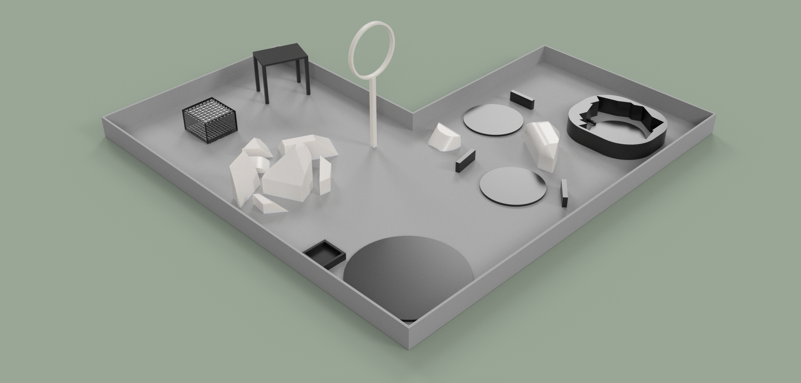 field outline rendered