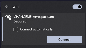Connect to the network